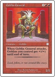 《ゴブリンの将軍/Goblin General》[S99] 赤U