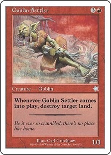 《Goblin Settler》[S99] 赤U