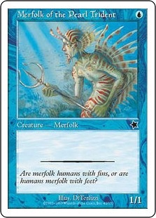 《真珠三叉矛の人魚/Merfolk of the Pearl Trident》[S99] 青C