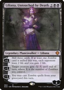 084)《死が触れぬ者、リリアナ/Liliana, Untouched by Death》[SCD] 黒 