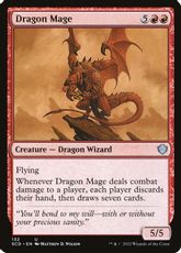 (132)《ドラゴン魔道士/Dragon Mage》[SCD] 赤U