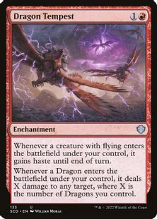 (133)《龍の大嵐/Dragon Tempest》[SCD] 赤U