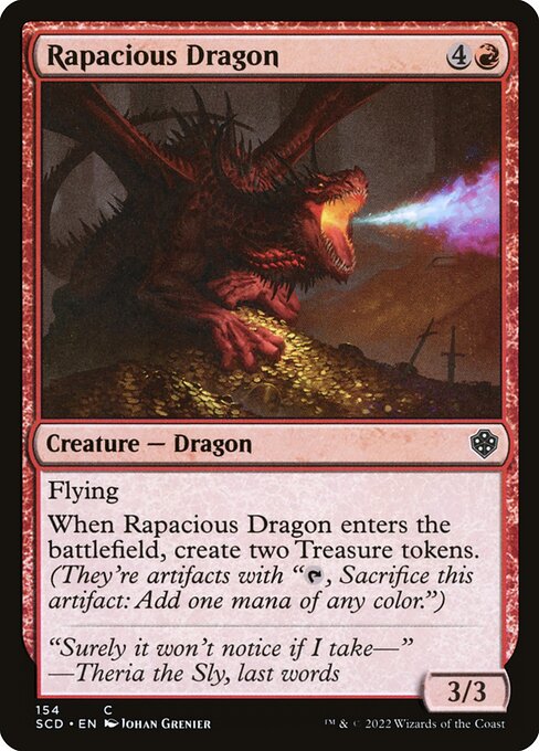 (154)《多欲なドラゴン/Rapacious Dragon》[SCD] 赤C