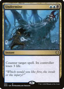 254)《蝕み/Undermine》[SCD] 金R | 日本最大級 MTG通販サイト「晴れる屋」