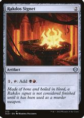 (272)《ラクドスの印鑑/Rakdos Signet》[SCD] 茶U