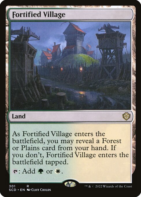 (301)《要塞化した村/Fortified Village》[SCD] 土地R