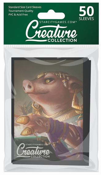 StarCityGames.com スリーブ 2017 Creature Collection 《Pig Through Time》 50枚入り