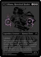 【Foil】《異端の癒し手、リリアナ/Liliana, Heretical Healer》/《反抗する屍術師、リリアナ/Liliana, Defiant Necromancer》(SDCC2015)[ORI-P] 黒R