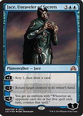 【Foil】《秘密の解明者、ジェイス/Jace, Unraveler of Secrets》(SDCC2016)[SOI-P] 青R