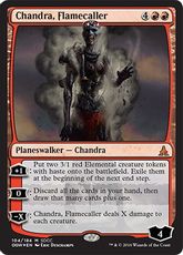 【Foil】《炎呼び、チャンドラ/Chandra, Flamecaller》(SDCC2016)[OGW-P] 赤R