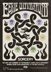 【Foil】(005)■ボーダーレス■《奇妙な根本原理/Eerie Ultimatum》[SLC] 金