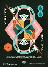 【Foil】(014)■ボーダーレス■《ナーセットの逆転/Narset's Reversal》[SLC] 青