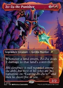MTG 罰する者、ゾーズー 英語版FOIL 026)□ボーダーレス□《罰する者、ゾーズー/Zo-Zu the Punisher》[SLC