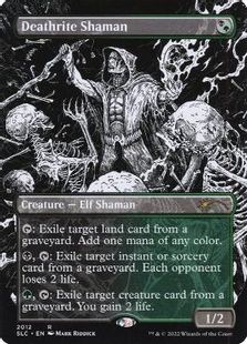 (2012)■ボーダーレス■《死儀礼のシャーマン/Deathrite Shaman》[SLC] 金R