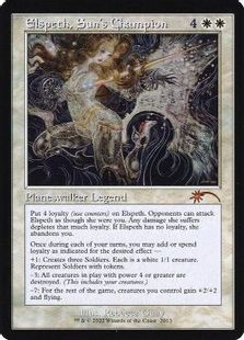 (2013)■旧枠■《太陽の勇者、エルズペス/Elspeth, Sun's Champion》[SLC] 白R