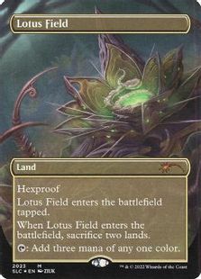 【Foil】(2023)■ボーダーレス■《睡蓮の原野/Lotus Field》[SLC] 土地R