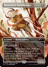 (046)■ボーダーレス■《花足の剣豪/Flowerfoot Swordmaster》[SLP] 白