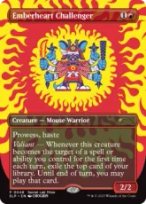 (048)■ボーダーレス■《熾火心の挑戦者/Emberheart Challenger》[SLP] 赤