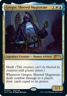 (021)《Gregor, Shrewd Magistrate》//《Glenn, the Voice of Calm》[SLX] 金R