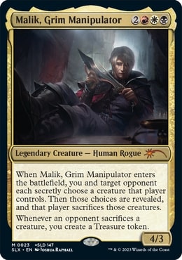 (023)《Malik, Grim Manipulator》/《Negan, the Cold-Blooded》[SLX] 金R