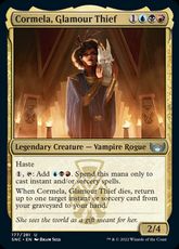 【Foil】(177)《妖艶な泥棒、コルメラ/Cormela, Glamour Thief》[SNC] 金U