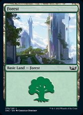 【Foil】(270)《森/Forest》[SNC] 土地