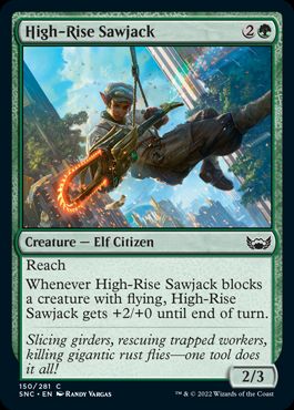 (150)《高層の鋸術屋/High-Rise Sawjack》[SNC] 緑C