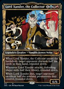 【Foil】(315)■ショーケース■《蒐集家、ザンダー卿/Lord Xander, the Collector》[SNC-BF] 金R