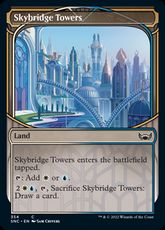 【Foil】(354)■ショーケース■《天橋塔/Skybridge Towers》[SNC-BF] 土地C