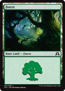 【Foil】(297)《森/Forest》[SOI] 土地