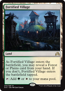 【Foil】《要塞化した村/Fortified Village》[SOI] 土地R
