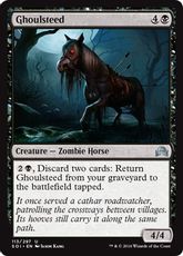 【Foil】《グール馬/Ghoulsteed》[SOI] 黒U