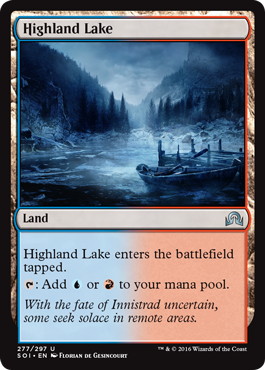 【Foil】《高地の湖/Highland Lake》[SOI] 土地U
