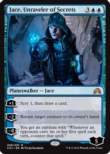 【Foil】《秘密の解明者、ジェイス/Jace, Unraveler of Secrets》[SOI] 青R