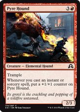 【Foil】《火の猟犬/Pyre Hound》[SOI] 赤C