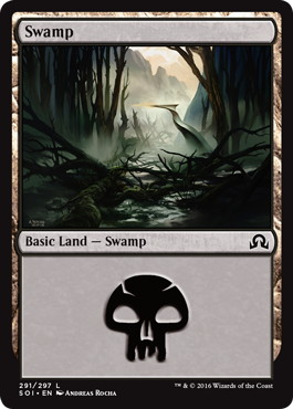 【Foil】(291)《沼/Swamp》[SOI] 土地