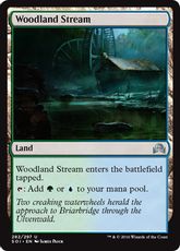 【Foil】《森林地の小川/Woodland Stream》[SOI] 土地U