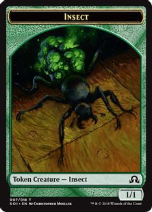 (007)《昆虫トークン/Insect Token》[SOI] 緑