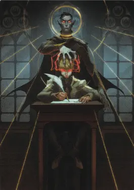 045)【アート・カード】吸血の教示者 [SOS] | 日本最大級 MTG通販