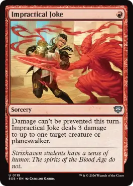 (119)《すべきでない悪ふざけ/Impractical Joke》[SOS] 赤U