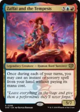 【Foil】(246)《ザファイとザ・テンペスツ/Zaffai and the Tempests》[SOS] 金R