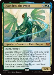 Foil】(218)《Quandrix, the Proof》[SOS] | hareruya