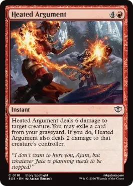 『予約シングル』(118)《白熱した口論/Heated Argument》[SOS] 赤C