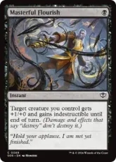 【Foil】(089)《円熟の美辞麗句/Masterful Flourish》[SOS] 黒C