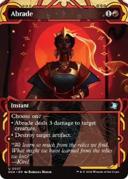 『予約シングル』(037)《削剥/Abrade》[SOA] 赤U