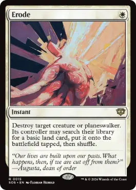 『予約シングル』(015)《浸食作用/Erode》[SOS] 白R