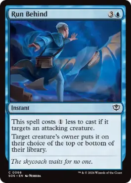 『予約シングル』(066)《置いてけぼり/Run Behind》[SOS] 青C