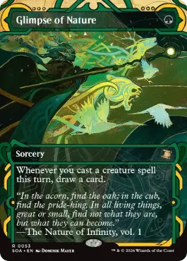 『予約シングル』(053)《垣間見る自然/Glimpse of Nature》[SOA] 緑R