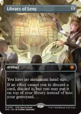 【Foil】(158)■ボーダーレス■《レンの書庫/Library of Leng》[SPG] 茶R