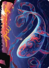 (024)【箔押し】【アート・カード】絢爛たる空鯨 [SOS]